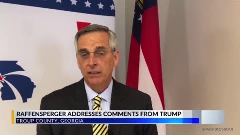 GA Secretary of State Brad Raffensperger challenges Trump to a debate on the 2020 Election results