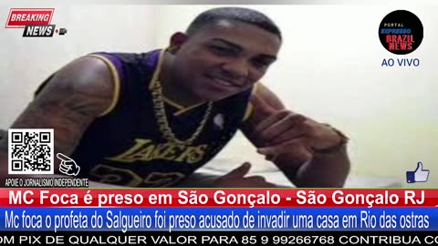 MC Foca é preso em São Gonçalo - São Gonçalo RJ