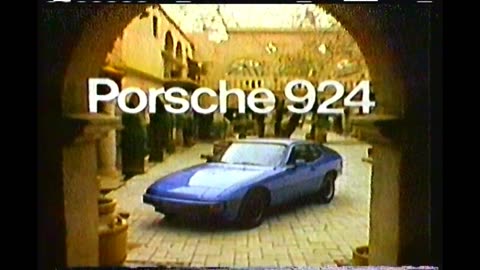 Porsche 924 TV Commercial 1979