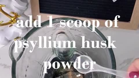 Wake up to a yummy Psyllium Husk blended coffee & get weight loss benefits!