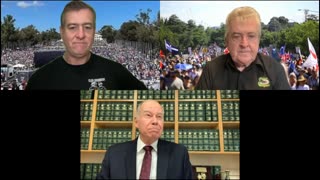 Graham and John speak with Federal lower house MP Russel Broadbent...