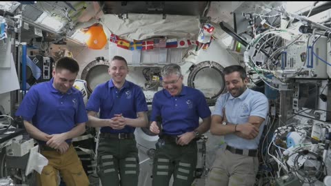 Expedition 69 NASA_s SpaceX Crew-6 Talks with Media Before Station Departure - Aug. 23_ 2023