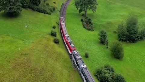 "Riding the Rails: A Breathtaking View of Trains Crossing Beautiful Seascapes"