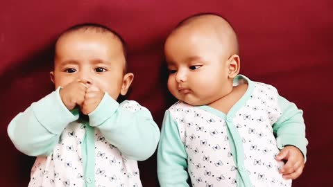 Drishan Ryan Trying to speak | #baby #cutebaby #twins #cutenessoverload #smile #cute #love