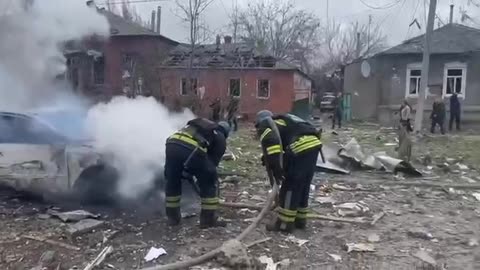 Russians hit Sloviansk