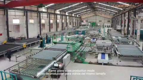 High Production Capacity Combined Glass Double Edger Processing Machine