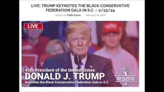 LIVE: Trump Keynotes the Black Conservative Federation Gala in S.C.