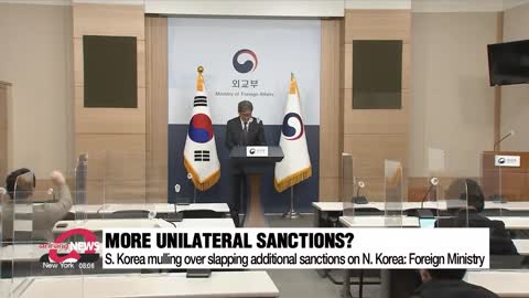 S. Korea mulling over slapping additional unilateral sanctions on N. Korea: Foreign Ministry