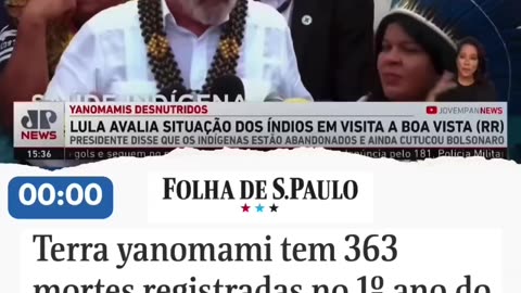 No 1o ano do governo Lula morreram 363 Yanomamis