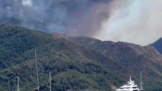 Forest Fire in Marmaris, Turkey