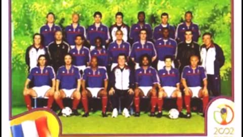 PANINI FRANCE TEAM WORLD CUP 2002
