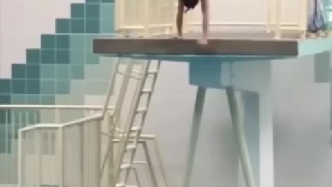 Swimming pool and funny stunt fail girls and boys 😂😂😂