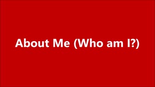 Psychology | About Me (Who am I?) - RGW Identity Teaching