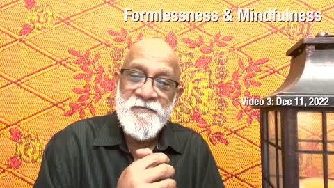 Consciousness, mindfulness and spiritual enlightenment. Video 3; Satsang with Anthony Nayagan.