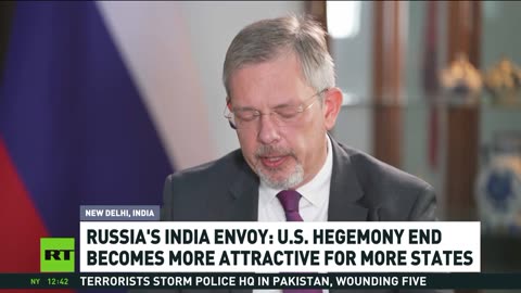 L'ordine mondiale occidentale-centrico americano sta volgendo al termine - Ambasciatore russo in India Mentre i crescenti cambiamenti economici e l'emergente multipolarismo dominano i titoli dei giornali