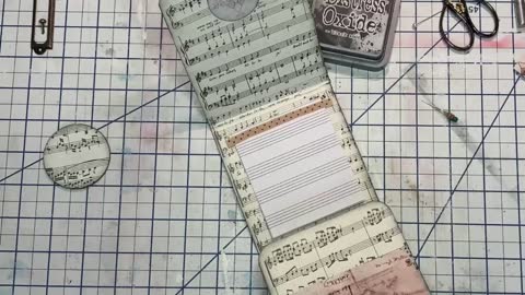 Episode 278 - Junk Journal with Daffodils Galleria - Music Folio Pt. 7