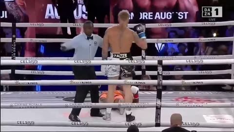 JAKE PAUL KO'S ANDRE AUGUST IN THE FIRST ROUND
