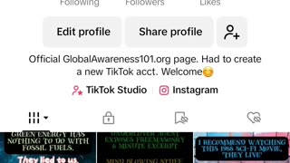 Soooo... I received my first "warning" on my new TikTok account for "misinformation"