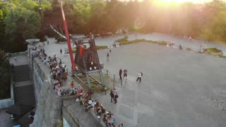 Skaters At A Skate Park