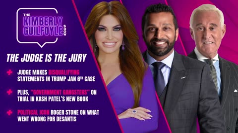 THE FIX IS IN: TRUMP JUDGE DOESN'T EVEN HIDE HER BIAS, Live with "Government Gangsters" Author Kash Patel and Iconic Political Strategist Roger Stone | Ep. 46