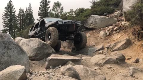 Cell phone point rubicon trail