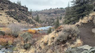 Central Oregon – Steelhead Falls – High Desert Panorama – 4K