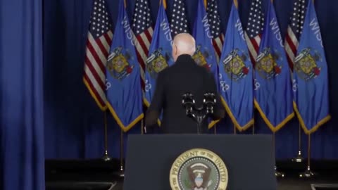 Biden Wraps His Remarks in Milwaukee, Gets Confused and Shuffles Away