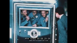 APOLLO 11 SILENT STOCK FOOTAGE w NIXON GREETING ASTRONAUTS 72362