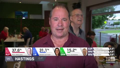 Strictly Ballroom star and ALP candidate for Hastings speaks | 2022 Victorian Election | 9 News