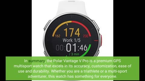 Customer Reviews: POLAR VANTAGE V – Premium GPS Multisport Watch for Multisport & Triathlon Tra...