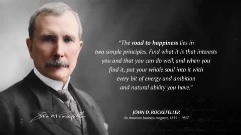 John rockefeller's quotes which are better known in youth to not to regret in old age