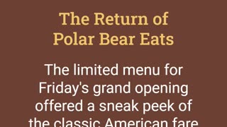 The Return of Polar Bear Eats!