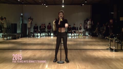 Jennie performs