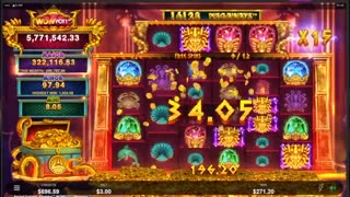 Ancient Fortunes Poseidon Megaways Slot Bonus BIG WIN (HUGE MULTIPLIER)