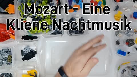 Sorting Lego Vehicle parts to Mozart & Waldtuefel