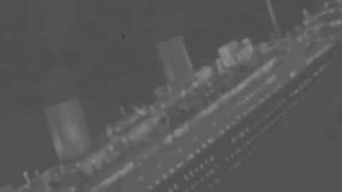 unseen Titanic sinking footage 😱😱😱
