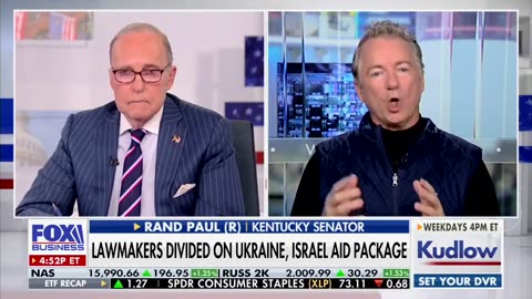 Rand Paul responds to Joe Biden's criticism of Congress for stopping financial aid to Ukraine