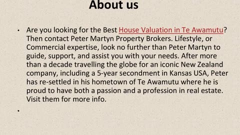 Best House Valuation in Te Awamutu.