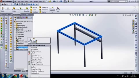 Solidworks Tutorial - How to add profile for Structural