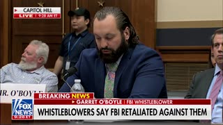 FBI Special Agent Garret O'Boyle Blows Whistle On Politicization, Retaliation At Biden's DOJ, FBI