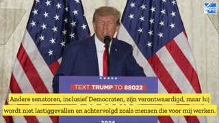 Volledige speech Donald Trump na arrestatie (Nederlands ondertiteld)