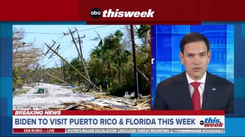 Senator Rubio Joins This Week on ABC to Discuss Hurricane Ian