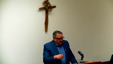 Chris provides update at Richfield Baptist Church