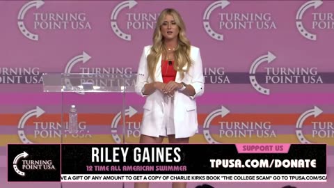 Riley Gaines Shares How Lia Thomas STOLE Her Trophy | YWLS 2023