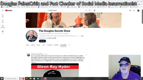 DouglasDucoteShow1776_ Showing a Social Media Insurrections Censored Channel for what it is.