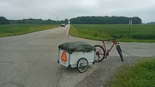 Bicycling east on CR 19