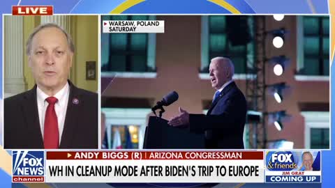 Rep. Biggs on Fox News Blasts President Biden's gaffes on Ukraine, Calls Out FBI Misconduct