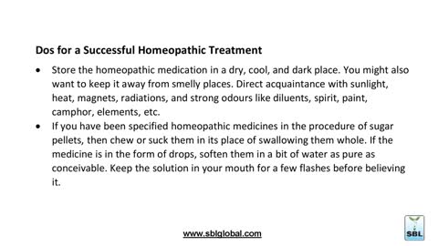 What Things You Should Do for a Successful Homeopathic Treatment?