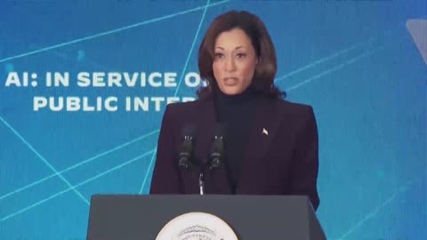Kamala Harris asks if AI is "existential for democracy"