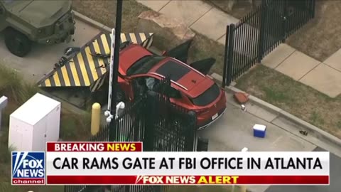 Car Rams Gate at FBI office in Atlanta